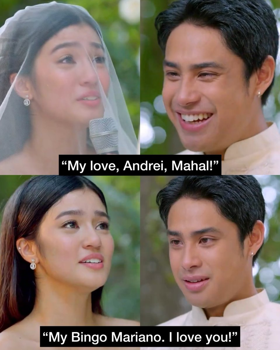 “MY LOVE, ANDREI, MAHAL, MY BINGO MARIANO.” ❤️

Check it here: bit.ly/CantBuyMeLoveA…
#CantBuyMeLoveFinale #DonBelle