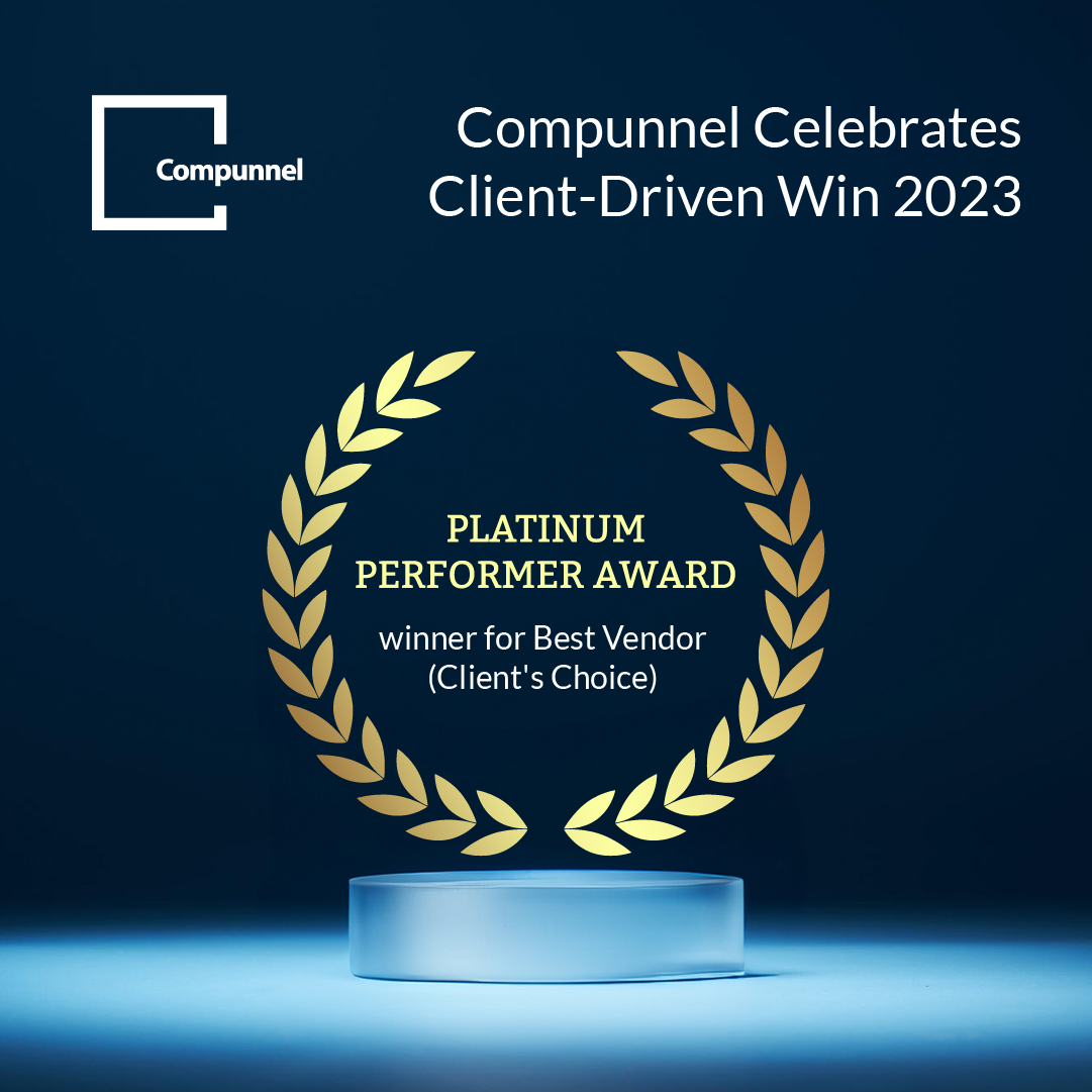 Compunnel wins the Platinum Performer Award for Best Vendor (Client's Choice) by @iLaborNetwork!
Thanks to our team's dedication and #innovations. Here's to continuous excellence!

🔗Read more here- compunnel.com/press-release/…

#excellenceawards #Growth #talentsolutions #achievement