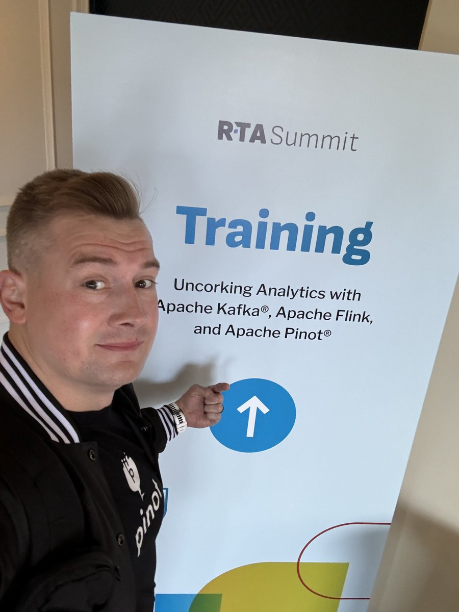 Finally! It's time to kick off #rtasummit hosted by @startreedata with a full day training on @ApachePinot @apachekafka and @ApacheFlink hosted by yours truly