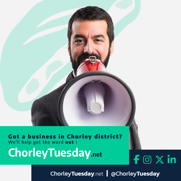 Happy #ChorleyTuesday, folks!
Well, Summer is nearly upon us and we'll soon have a place where you can find all the best local businesses within Chorley district! #ChorleyTuesday.net is VERY MUCH on it's WAY!! #WatchThisSpace #BusinessOwner #LocalBusiness #Chorley