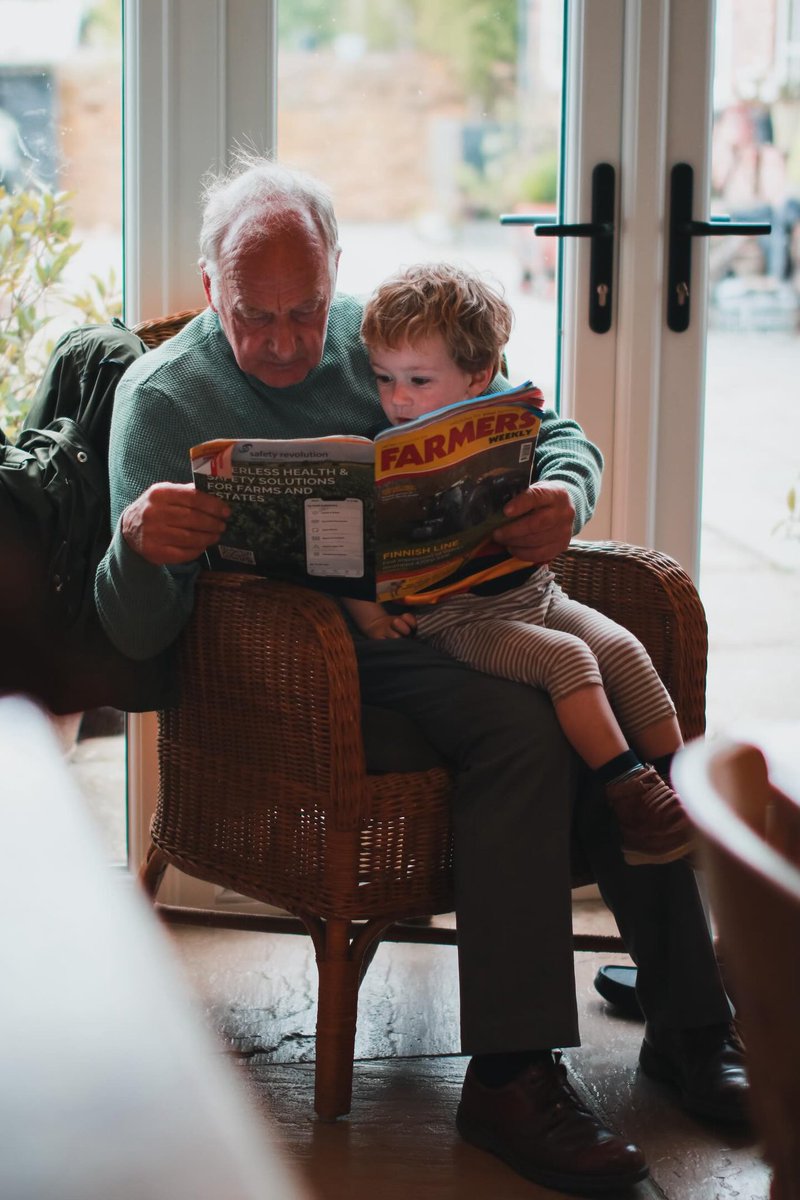 🤩 Zach is tractor MAD, and is always first to sit down with grandad and read FW. 📸 Dan Crisp