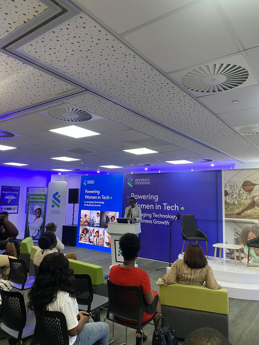 Induction Ceremony of #SCwomenInTech is live at @StanChartGH this morning. We’re so excited for cohort 4 to join this empowering program for women in tech. #SCWIT #GCIC