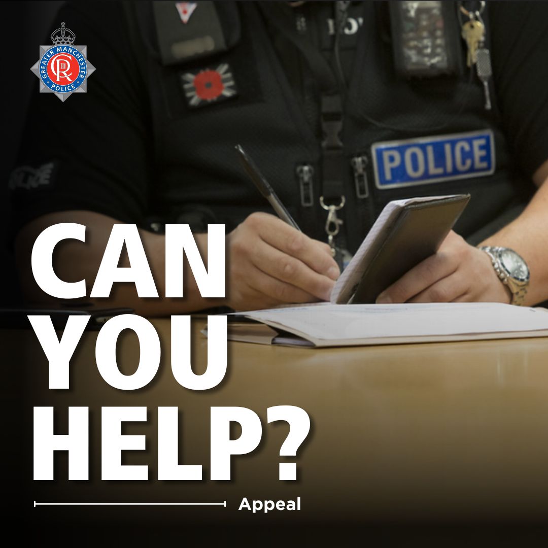 #APPEAL | Police appeal for further witnesses. At 8:30pm on Sunday (5/5/24) we were called to reports of concern for welfare for a young girl in Queens Park, Heywood. It’s believed that she was in an altercation with 2 people, and then she walked off separately with a man.