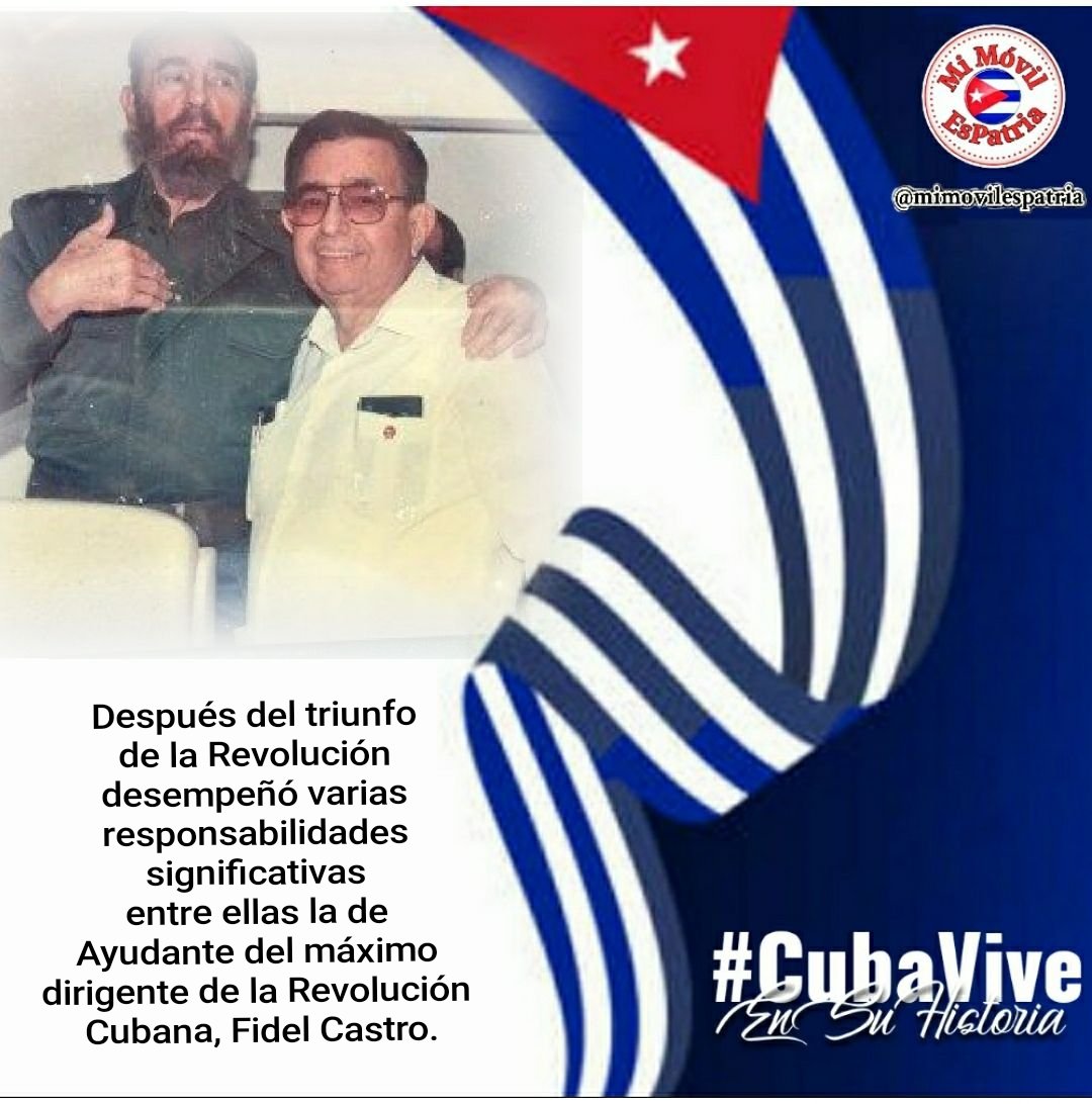 @DrRobertoMOjeda @PartidoPCC @DiazCanelB @PresidenciaCuba @IzquierdaUnida @DeZurdaTeam_ @MeyvisEstevezE @GHNordelo5 @cubacooperaven @unidad_central @cubadebatecu Ejemplo de revolucionario, militante comunista de dignidad y decoro. #CubaViveEnSuHistoria #MiMóvilEsPatria