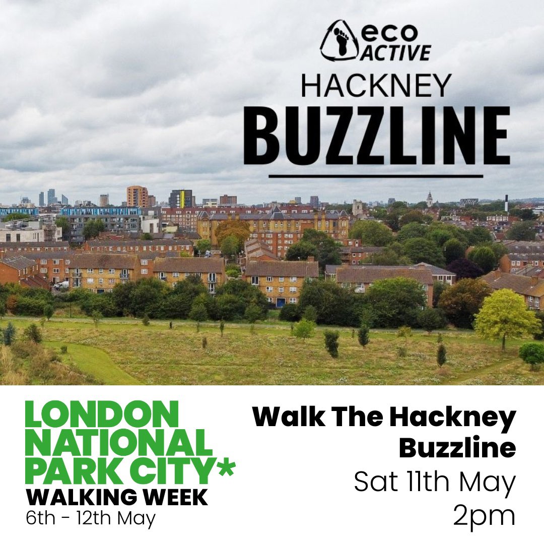 Join @ecoACTIVE_UK and walk The Hackney BuzzLine. An innovative initiative aimed at improving pollinator habitats, enhancing cycling and walking routes, and engaging community-based bodies and residents in planting for bees and butterflies. 🦋 🐝 community.nationalparkcity.org/events/the-hac…