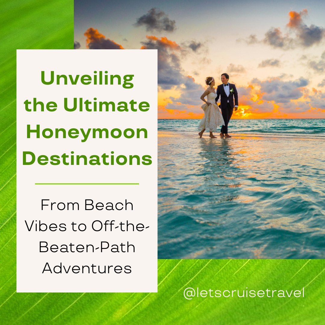 Embarking on a #honeymoon is the quintessential way to kickstart a lifetime of love and companionship. The destination you choose sets the tone for this romantic journey, be it lounging on sun-kissed beaches, venturing into uncharted territories, or... letscruisetravel.com/BlogPosts