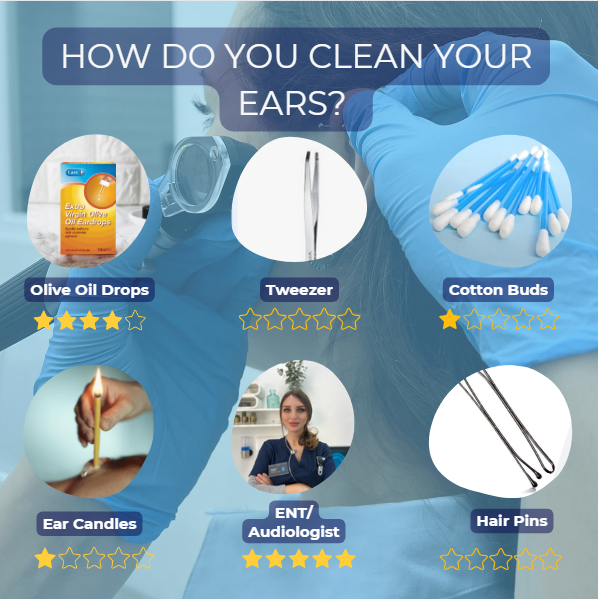 Let's talk ear care! It's essential to be conscious of what you use when cleaning your ears. Always use gentle methods and avoid anything that could potentially harm your delicate hearing. 🧼👂 #EarCareAwareness #HealthyHearing #Earwax #HearingCare #HearingHealthcare