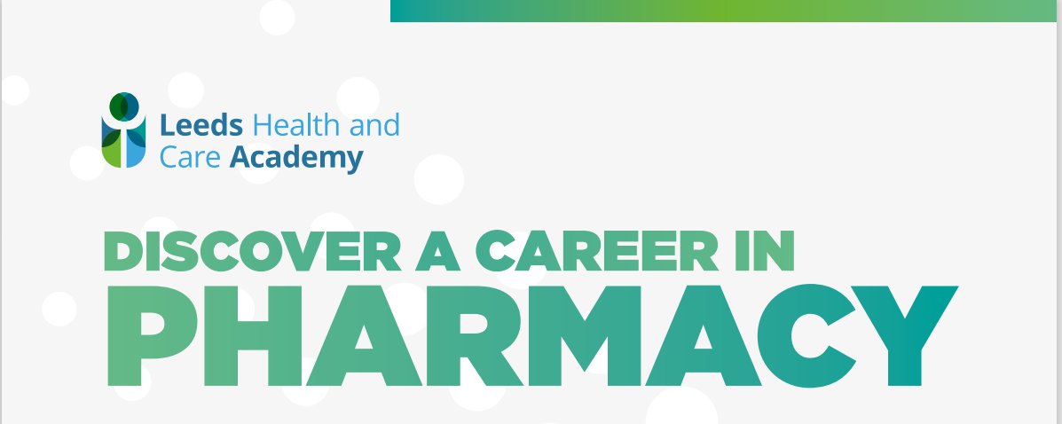 Applications are open for the Pre-registration Trainee Pharmacy Technician Apprenticeship Level 3! This course provides an exciting opportunity to learn the role of a Pharmacy Technician over a 2-year period. Find out more and express your interest here: leedshealthandcareacademy.org/wp-content/upl…