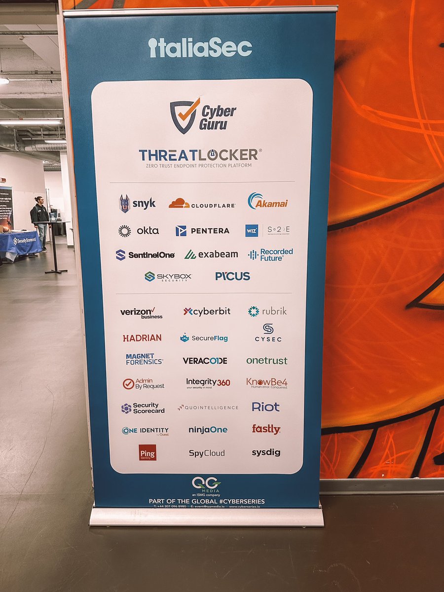 Ciao from Milano! Our EMEA team has touched down in Italy for the ItaliaSec Cyber Summit 🛡️

Make sure you swing by and say hello at some stage during this two day security event 👋🏼

#ItaliaSec #EnterpriseSecurity #PrivilegedAccessManagement #ZeroTrust #AdminByRequest