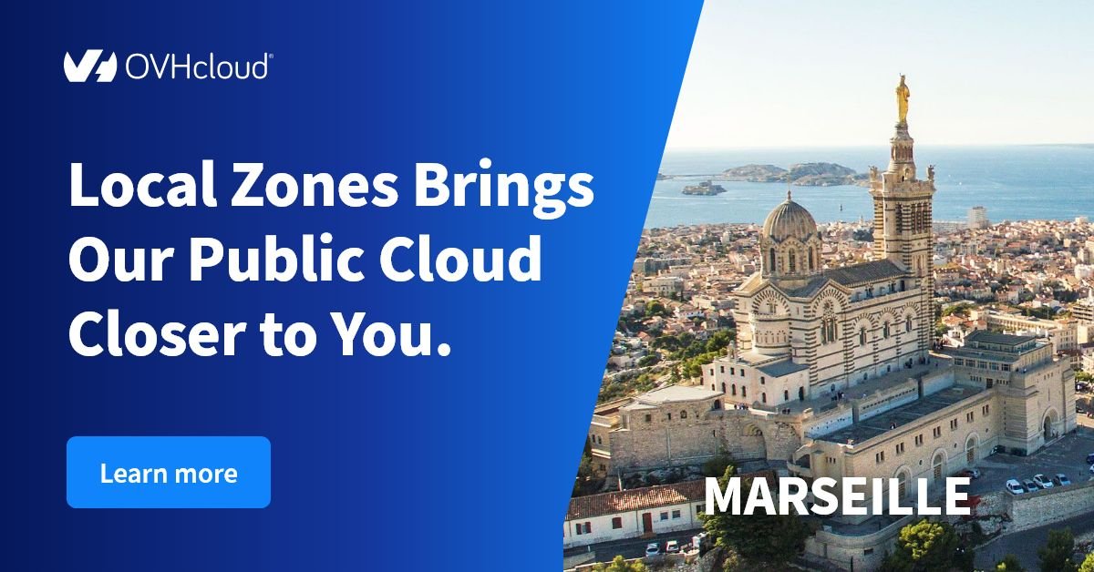 We are proud to announce that our Public Cloud is expanding a little more every day with the opening of our Local Zone in Marseille. 🚢 Learn More 👉 bit.ly/44o11Yx