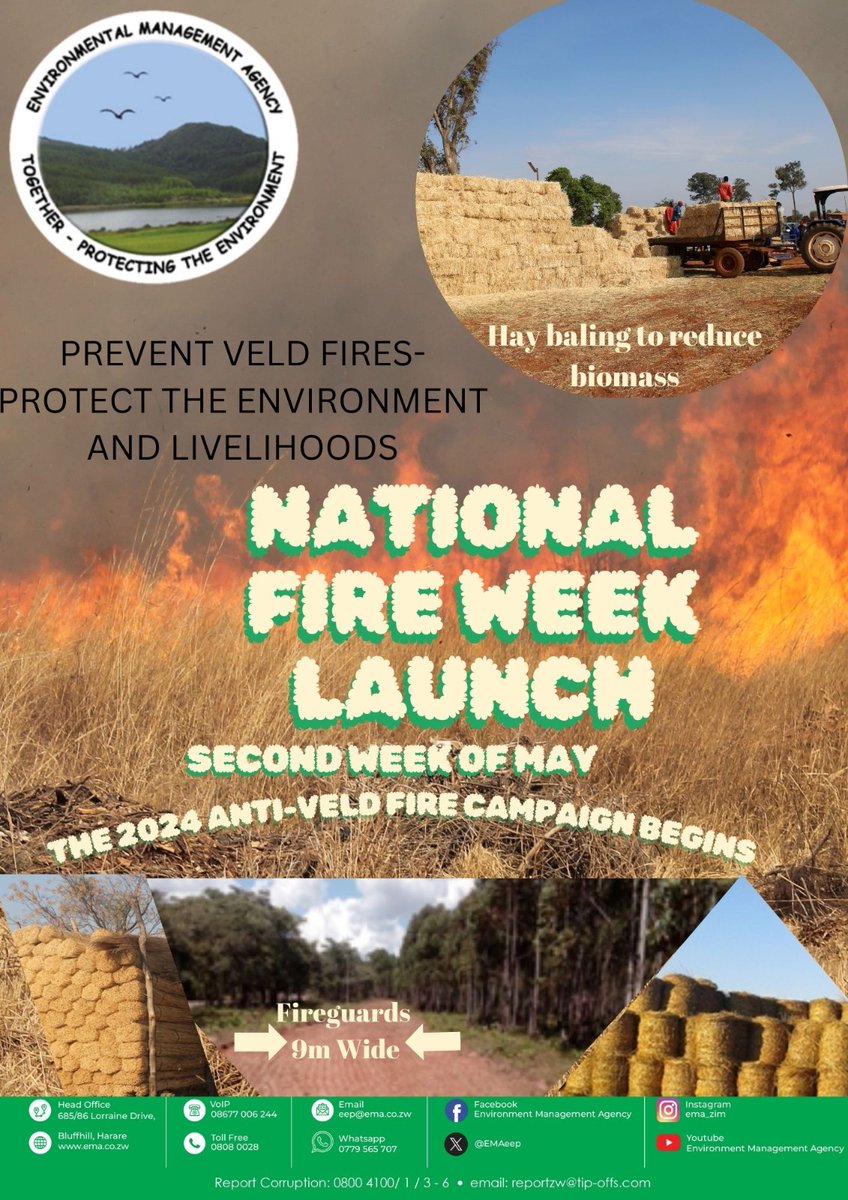 The Anti Veld Fire Campaign begins. Play your part. #NationalFireWeek #SayNoToVeldFires #StopVeldFires