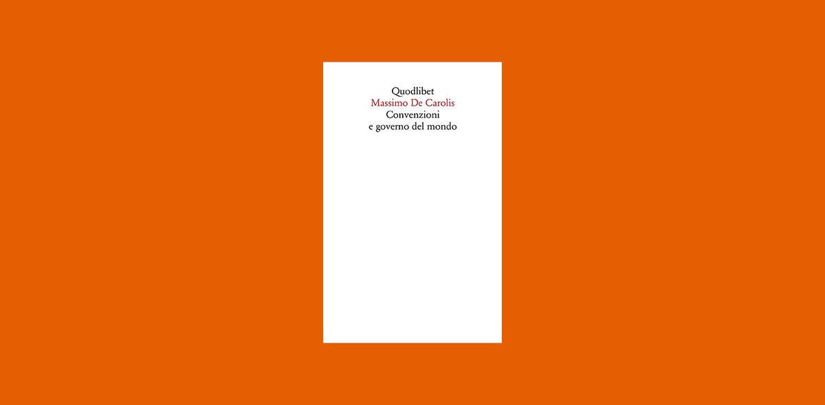 In 'Convenzioni e governo del mondo', Massimo De Carolis indaga le ragioni dell’insicurezza cronica generata da dispositivi di governo nei quali politica ed economia, potere e valore, si intrecciano fino a rendersi indistinguibili. iltascabile.com/recensioni/con…