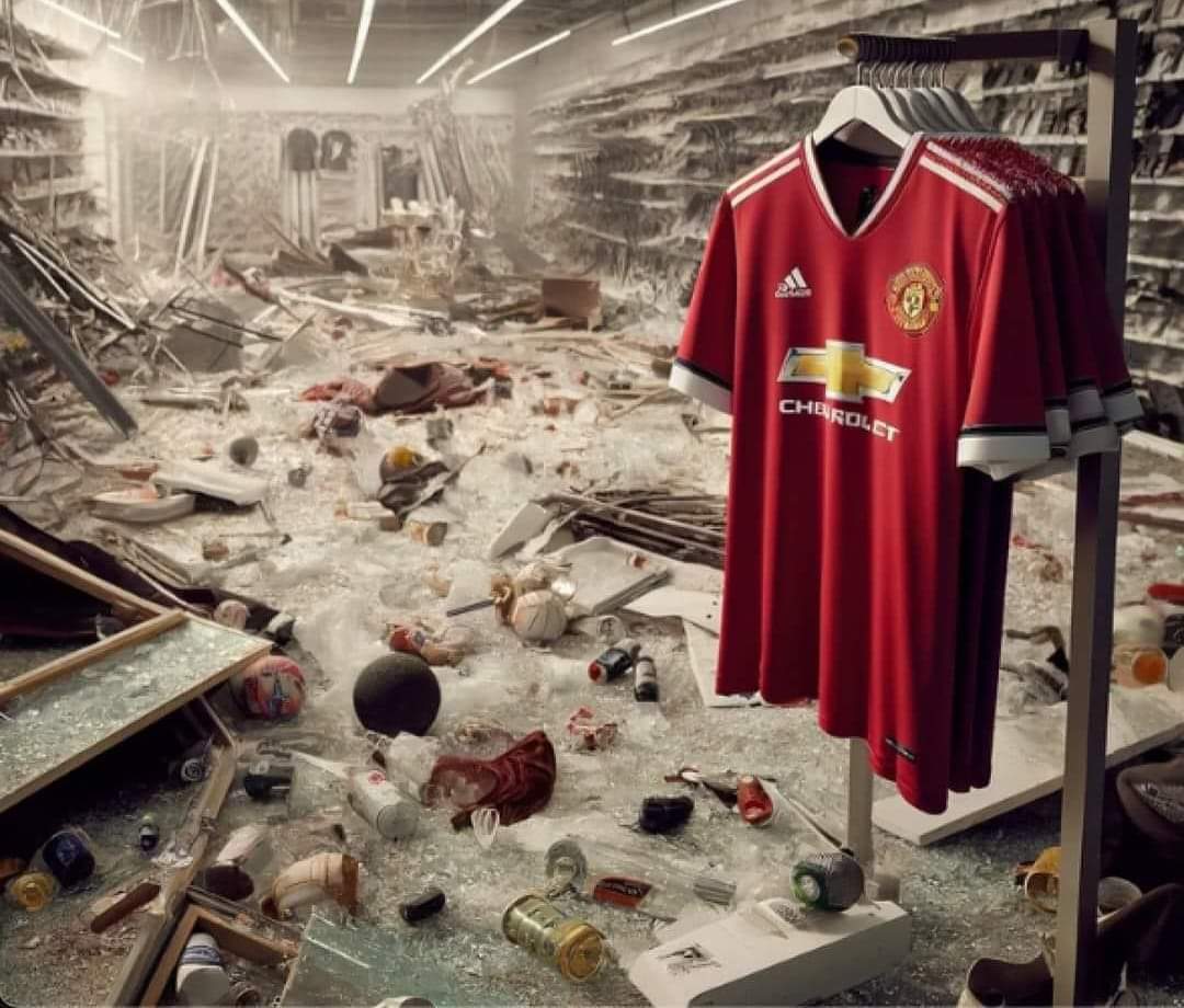 My friend's shop was broken into last night. The thieves took absolutely everything of value.... #ManchesterUnited #mufc
