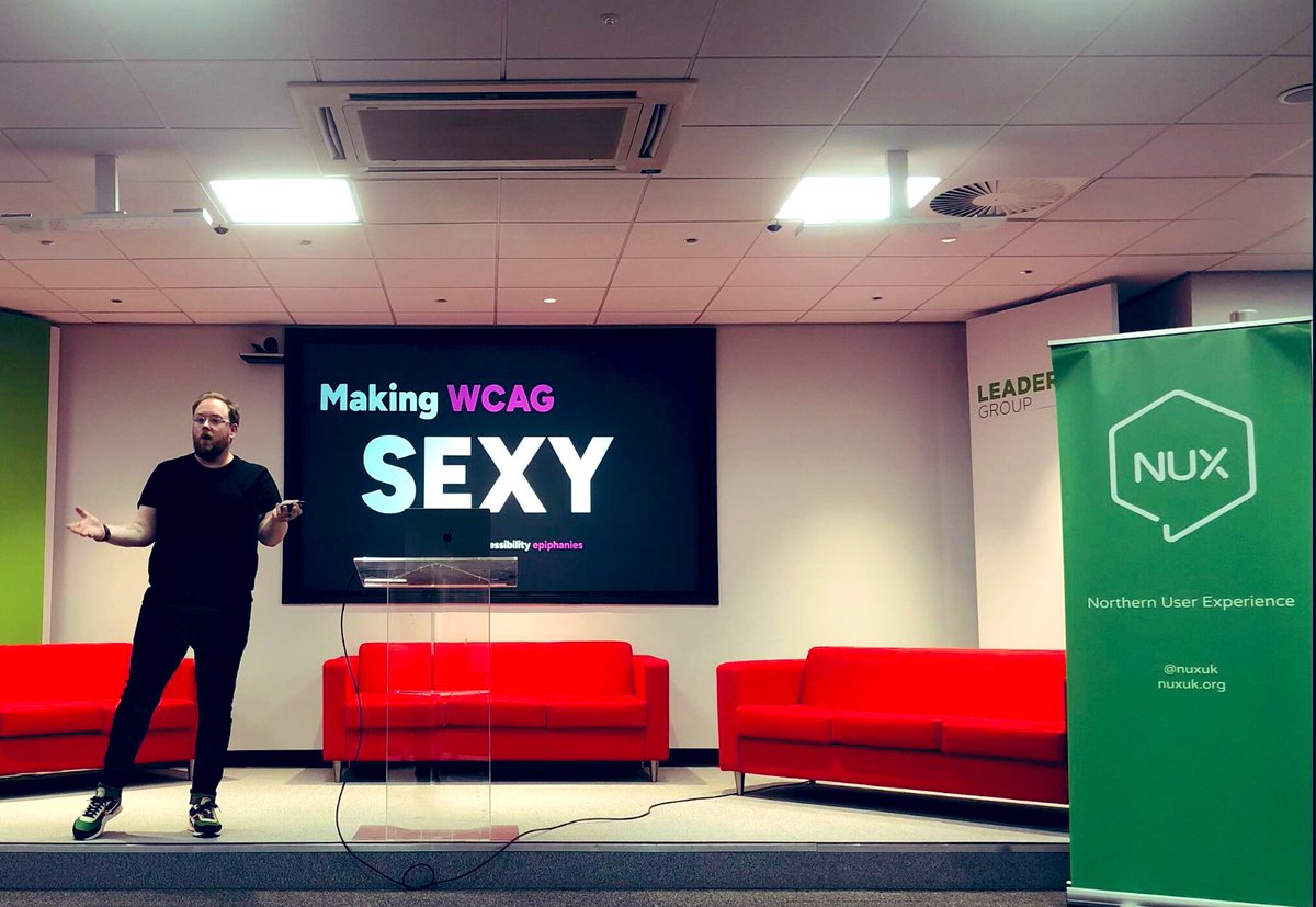 It was a privilege and honour to be asked to present at this month’s <a href="/nuxuk/">Northern UX</a> #GAAD event. More so when I got to share the stage with <a href="/danny_payne/">danny payne</a>! Thank you for giving me the opportunity and platform to share my story.

#Accessibility #A11y #NUX #nuxuk #nuxlds #LifeAtAsda