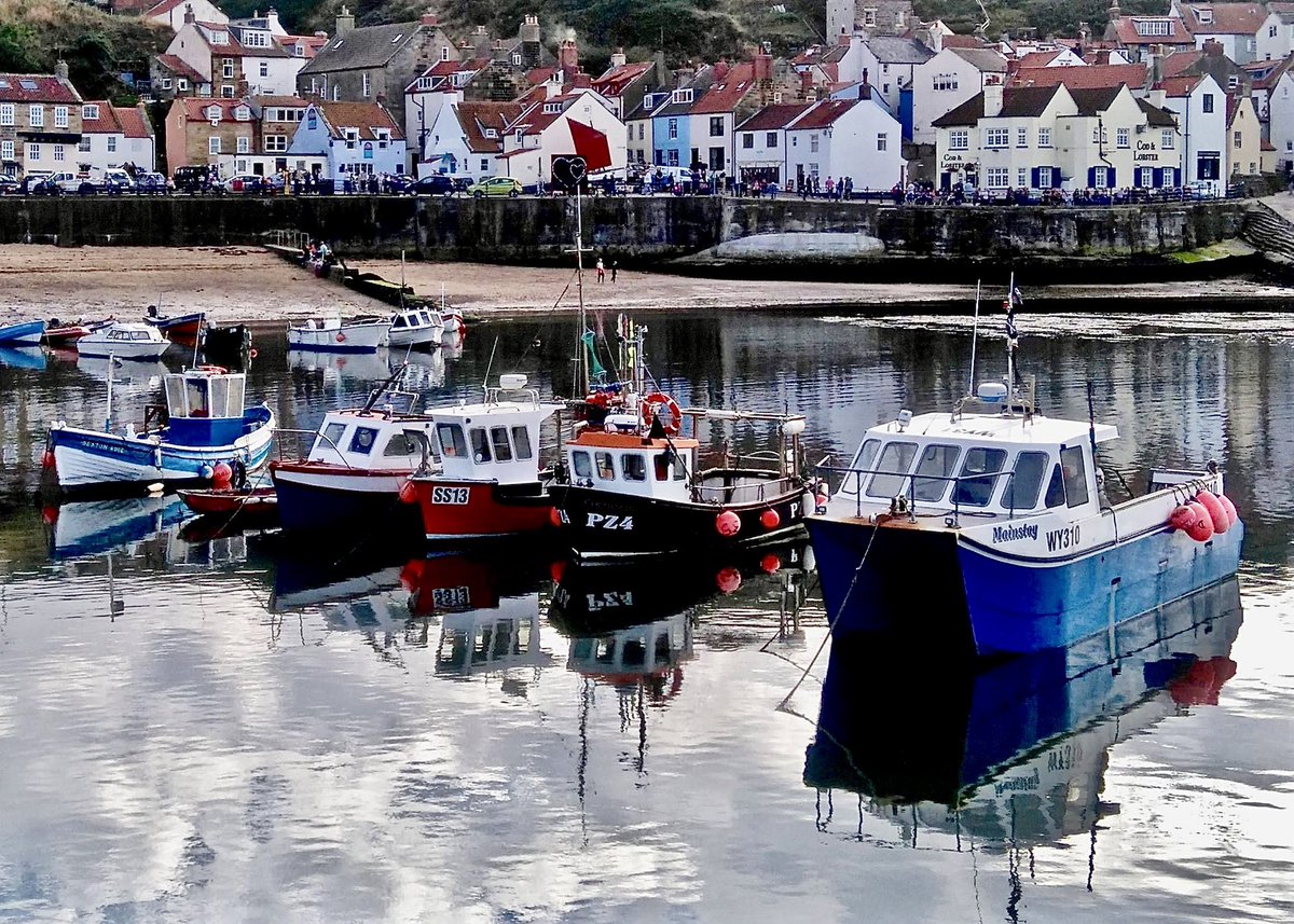 @StormHourMark Boats and cottages. #Staithes #NorthYorkshire #ThemeOfTheWeek