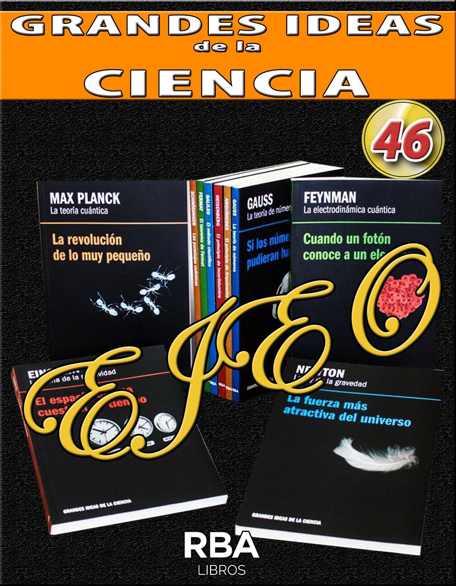 Ya tenemos a la venta la nueva entrega de la colección de 'Grandes Ideas de la Ciencia'

De $189.90 queda en $170

Fecha límite para recoger su producto Sábado 11 de Mayo de 2024

#distribuidoraejeo #rba #grandesideasdelaciencia  #libro #libros #leer #lectura #read #reading