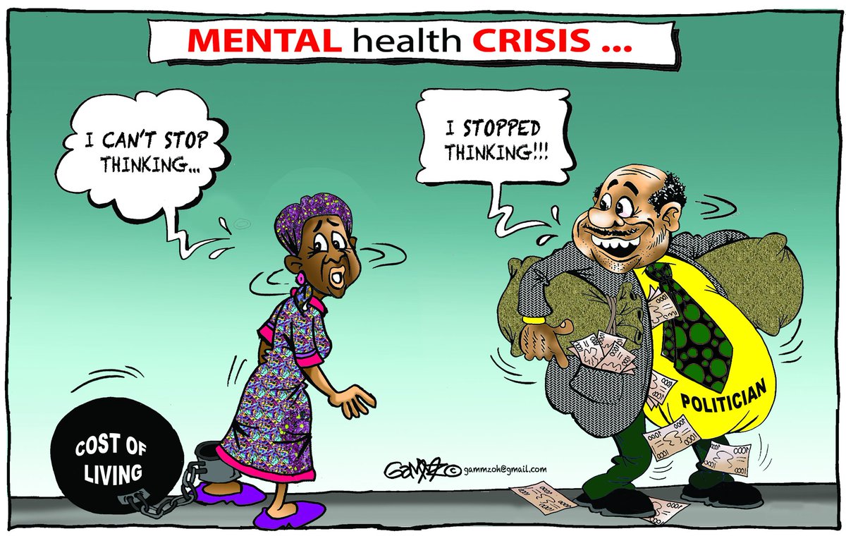#mentalhealth The Kenyan POLUTICIAN vs the VOTER. Cartoon for @StandardKenya @KTNNewsKE @ktnhome_