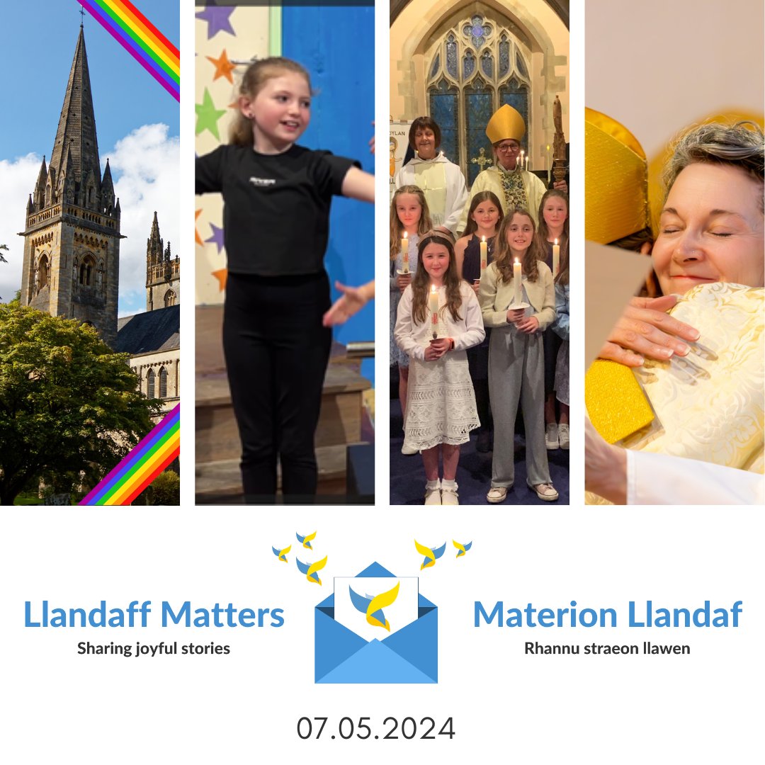 This week in Materion Llandaf / Llandaff Matters mailchi.mp/cinw/materion-… ✅LGBT Memorial Service in Llandaff Cathedral ✅Penarth Fam-tastic ✅East Vale Confirmations ✅Christian Aid, God in the Garden, Pride Cymru and Bible Society events