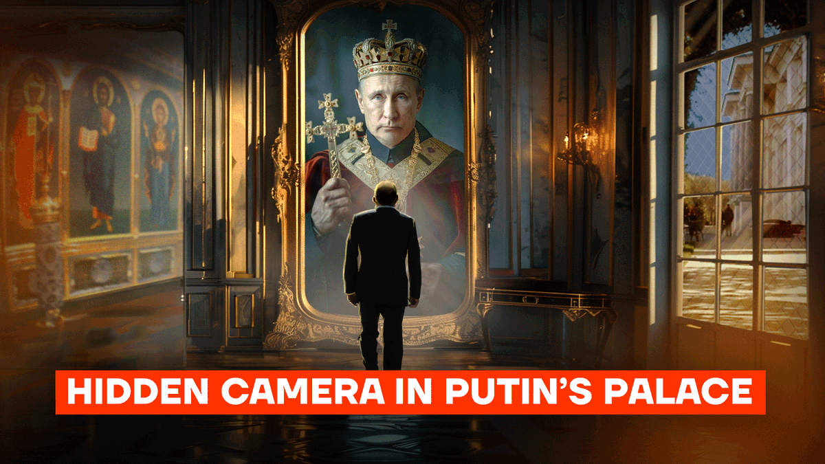 Today, we will literally burst into #Putin's home and show you who he really is. He's a crazed old dictator who couldn't even stop himself during the war he unleashed and continued to build his luxurious palace. 🔗Watch and share (ENG subs provided): youtu.be/TL0dSaqhfVs