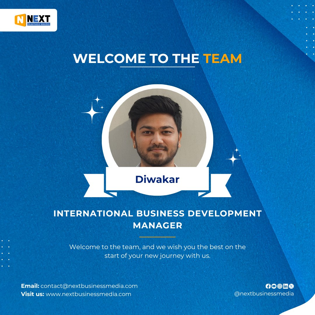 Meet the fresh faces of our team!

Here’s hoping that you have a great journey with us. Congratulations to you🎉. . . .

Diwakar

#NextBusinessMedia #conference #growingteam #newbeginnings #welcometotheteam #newmember #teamexpansion #teamgrowth #newhires