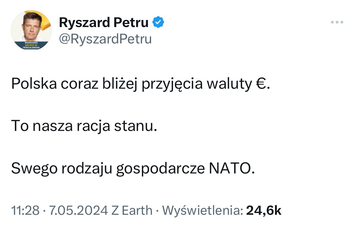 ❗️BOOOOM❗️ Trzecia Droga za wycofaniem Polskiego Złotego Chcą wprowadzić Euro ❗️