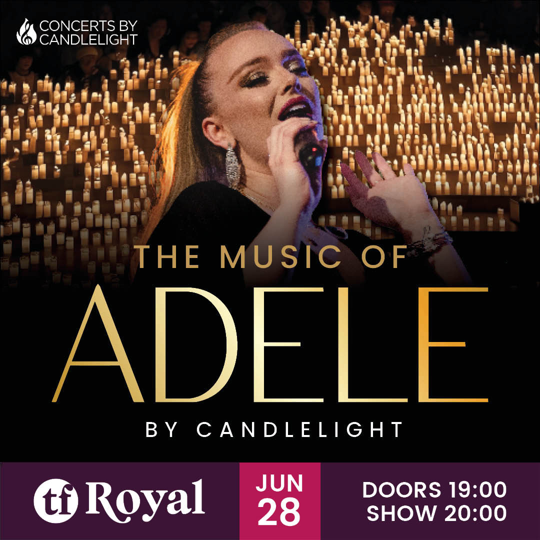 🕯 THE MUSIC OF ADELE BY CANDLELIGHT 🕯 📆 The Music of Adele by Candlelight comes to TF Royal on Friday June 28th! 🎟 Tickets are NOW ON SALE: bit.ly/4aNJHOI from our Box Office on 094-9023111 and Ticketmaster.ie