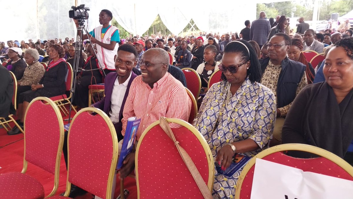 Today in Njoro, Nakuru County our PL @MarthaKarua joined family and friends for the send of Mama Agnes Waithera, mother to Advocate Kobe. RIP Mama Agnes
