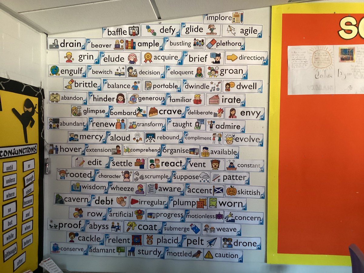 Year4@MonksdownSchool (@year4monksdown) on Twitter photo Oh my goodness! #class43 hopes that you *admire* the *plethora* of words on our wall. We have *acquired* so many that the space on our wall has *dwindled* to nothing! It has been completely *engulfed*! <a href="/MonksdownReads/">Monksdown Reads</a> <a href="/VocabularyNinja/">Vocabulary Ninja</a> Oh my goodness! #class43 hopes that you *admire* the *plethora* of words on our wall. We have *acquired* so many that the space on our wall has *dwindled* to nothing! It has been completely *engulfed*! <a href="/MonksdownReads/">Monksdown Reads</a> <a href="/VocabularyNinja/">Vocabulary Ninja</a>