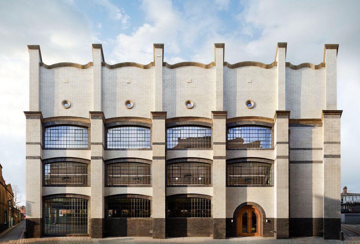 Nearly 100 years after leaving, Sanderson is returning to Voysey House in Chiswick, London. The Grade II* listed former wallpaper factory has been sensitively renovated by @dMFKArchitects, supported by us, improving its energy efficiency. ➡️ bit.ly/VoyseyHouse