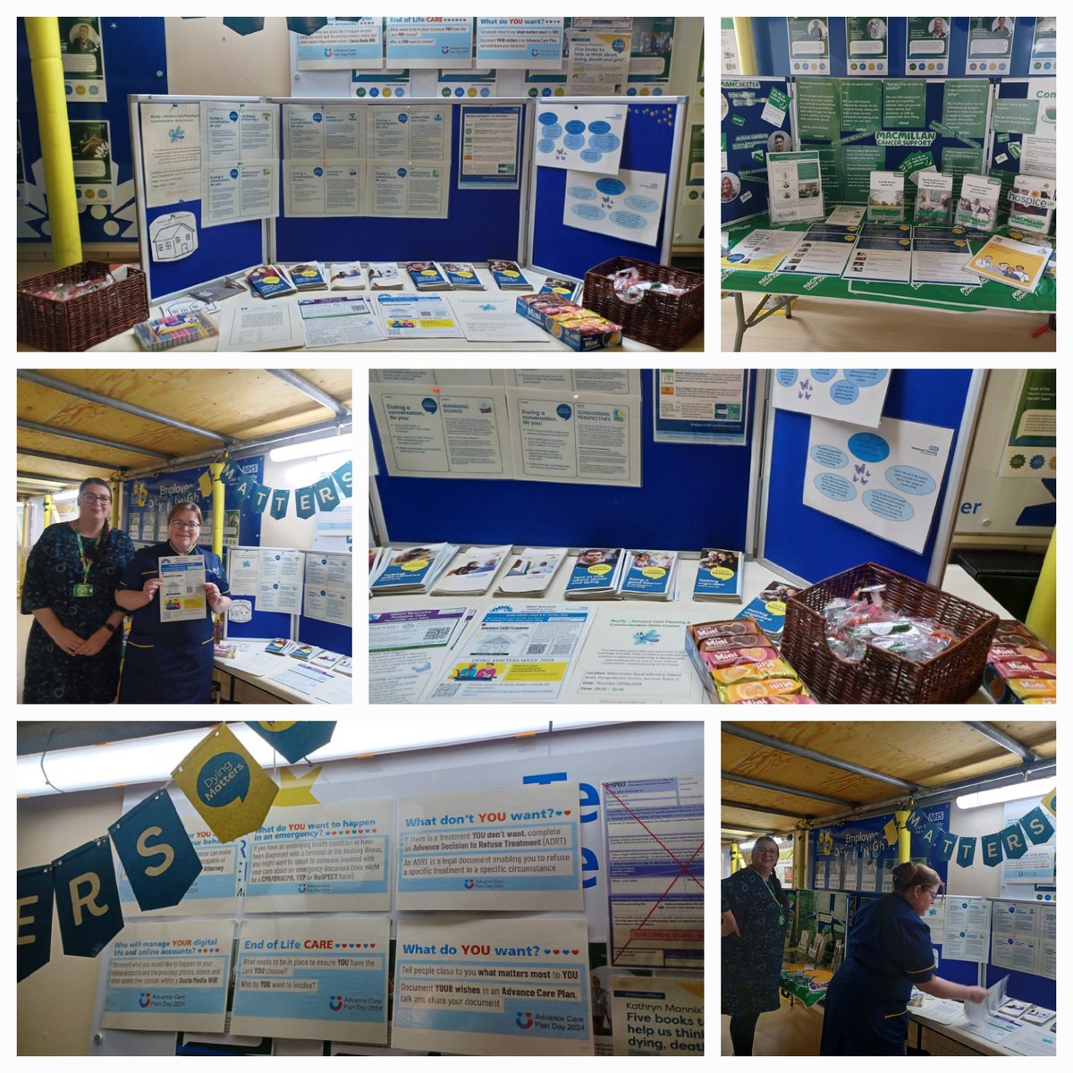 Come and join us in The Gallery corridor to get those conversations started. Lots of resources on offer, sweets and biscuits too! @ACPDay2024 @paulawooparr @EOLC_TeamMRI @SPCTWythenshawe @Kimberley_S_J @DArmstrong70 @NMGNursingfocus @DyingMatters #TheWayWeTalkAboutDyingMatters