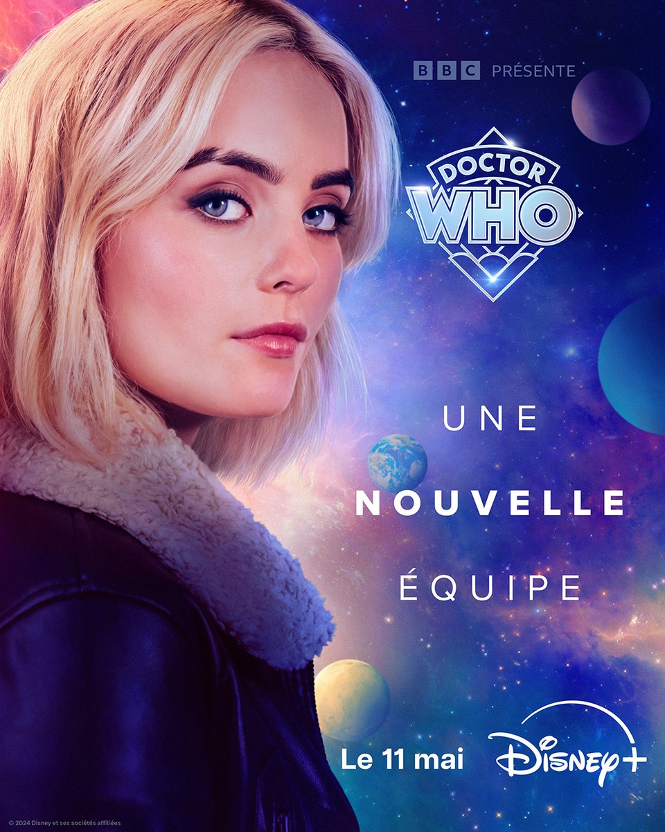 L'équipage du TARDIS est en route ! ✨ La nouvelle saison de Doctor Who arrive samedi sur #DisneyPlus.