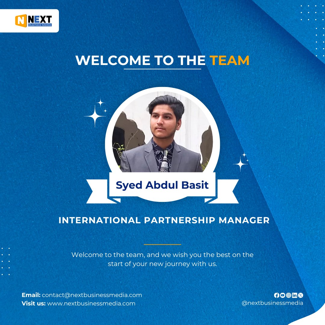 Meet the fresh faces of our team!

Here’s hoping that you have a great journey with us. Congratulations to you🎉. . . .

Syed Abdul Basit

#NextBusinessMedia #conference #growingteam #newbeginnings #welcometotheteam #newmember #teamexpansion #teamgrowth #newhires