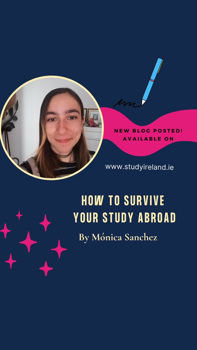 Check out Mónica's Study Abroad investigative blog for tips on how to survive your Study Abroad with advice from other students! 🍀📚 studyireland.ie/?p=11570 #ULStudyAbroad #IrelandAdventures #StudyIreland #ULGlobal #StudentAmbassador