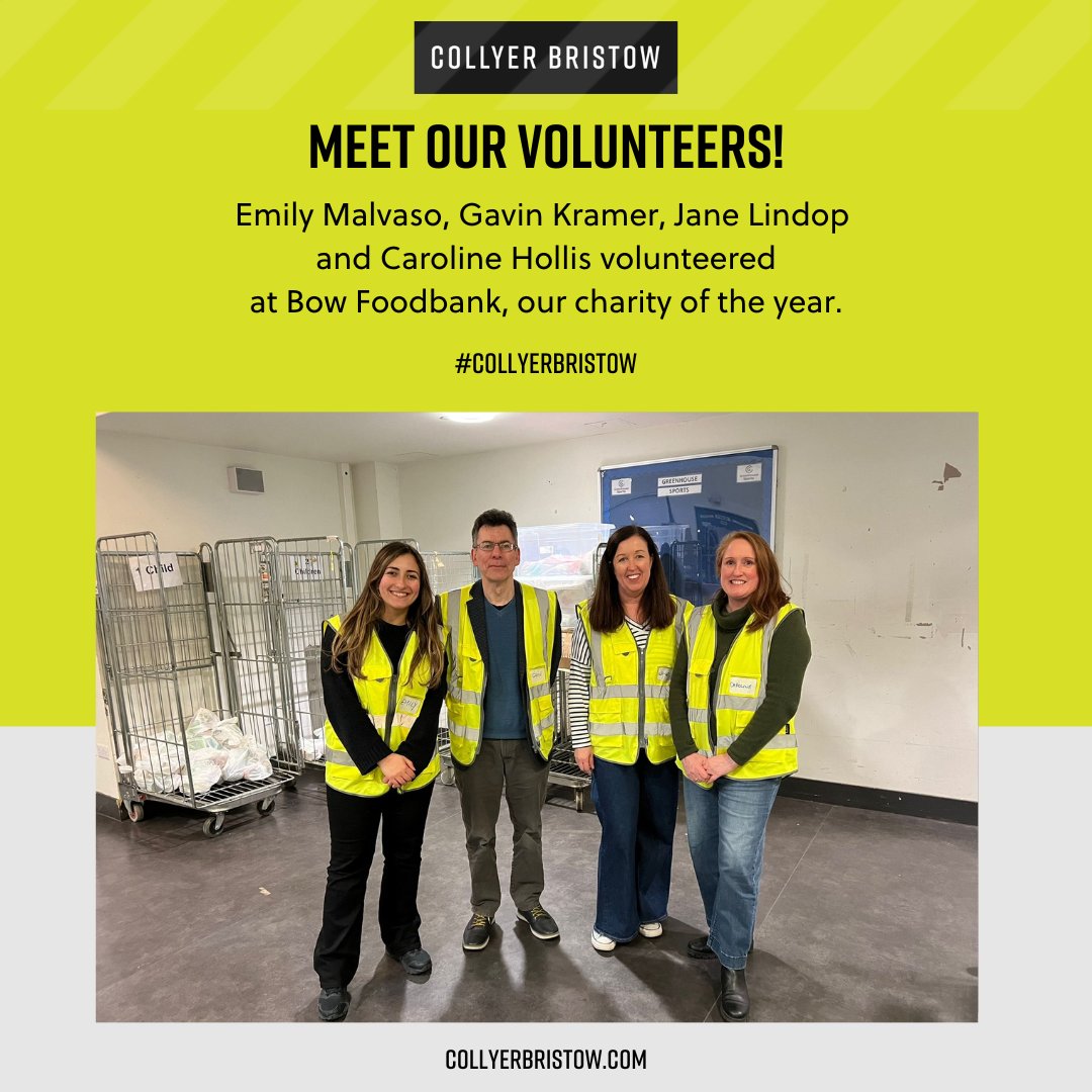 Charity | Thank you to our most recent volunteers! 
What did they think of their Bow #Foodbank experience?
'We were so impressed with how everything was run and with how kind and efficient all of the volunteers were.'

#volunteering #charitysupport #lawfirm