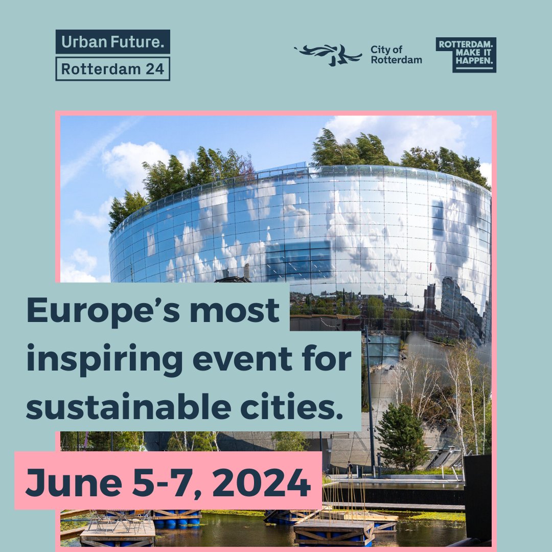 We've been named a partner of @UrbanFutureConf 2024! Join thousands of #CityChangers shaping the future of our cities from 5-7 June 2024 in Rotterdam and connect with city leaders, architects & mobility experts. Check the program: ow.ly/aGu150RycOU #UF24 #UrbanFuture