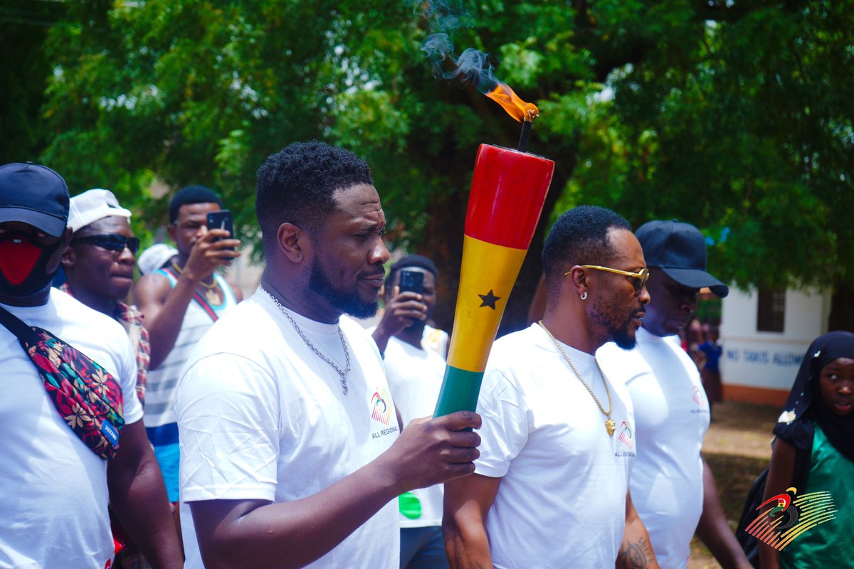 allregionalgame's tweet image. It’s a wrap for Wa!!!! Can’t wait to be back for the actual tournament.
#allregionalgames #torchrelay #sportsinghana #football #boxing #volleyball #paraathletics #armwrestling #esports #track #basketball #tennis