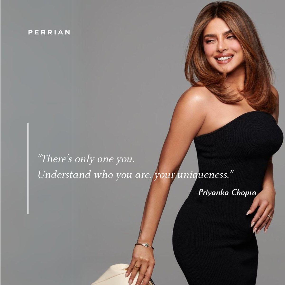 Priyanka Chopra defines what it means to be a confident, empowered woman. perrian.com #PriyankaChopra #confidence #her