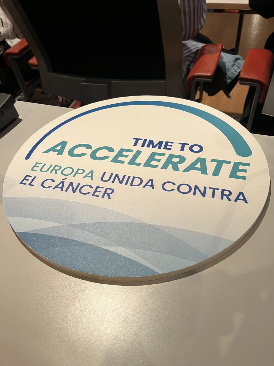 Just getting started at the Spanish Senate in Madrid for our Time To Accelerate manifesto session with @itrisabel leading the @EuropeanCancer delegation, together with our colleagues from @FundacionECO Europa Unida Contra El Cancer