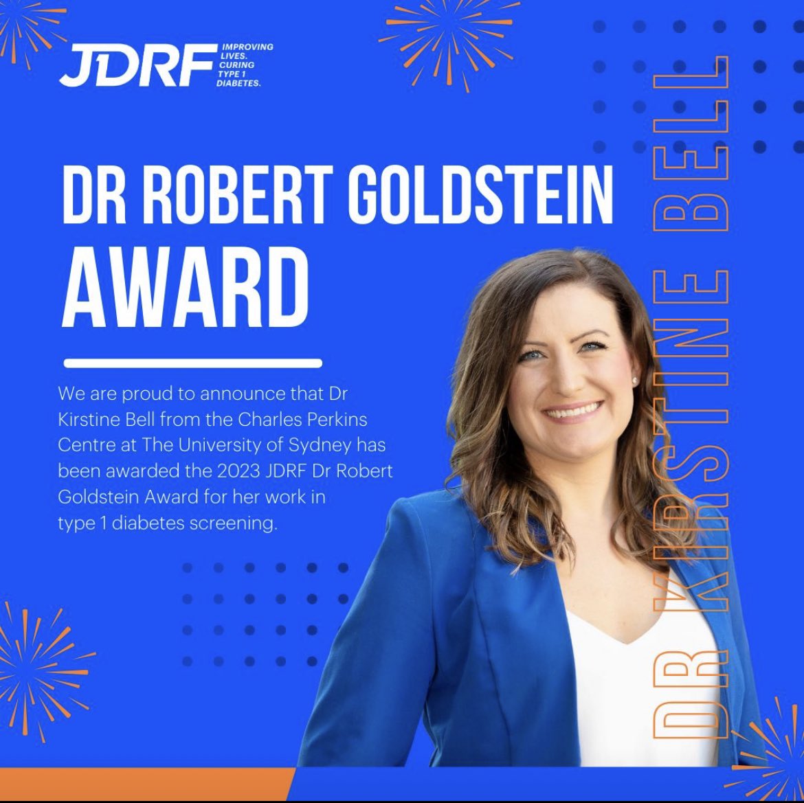 It’s been a pretty amazing month - firstly being awarded the @JDRF Dr Robert Goldstein Award and then an @nhmrc Investigator Grant!

Incredible thanks to @CPC_usyd @JDRFaus & @JDRFResearch and the whole Type 1 Diabetes National Screening Pilot team across Australia & int’
#T1D