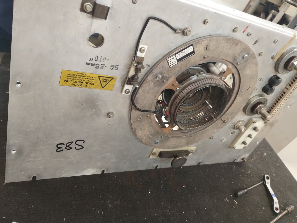 Servicing the pen grid box on S82 

Circa 1979-1981 Marconi B6124 300kW SW Transmitter