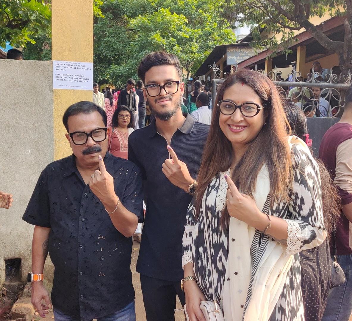 Took part in the biggest festival of democracy by casting the vote along with my family today. Huge turnout of voters in the second half of the day in Guwahati.