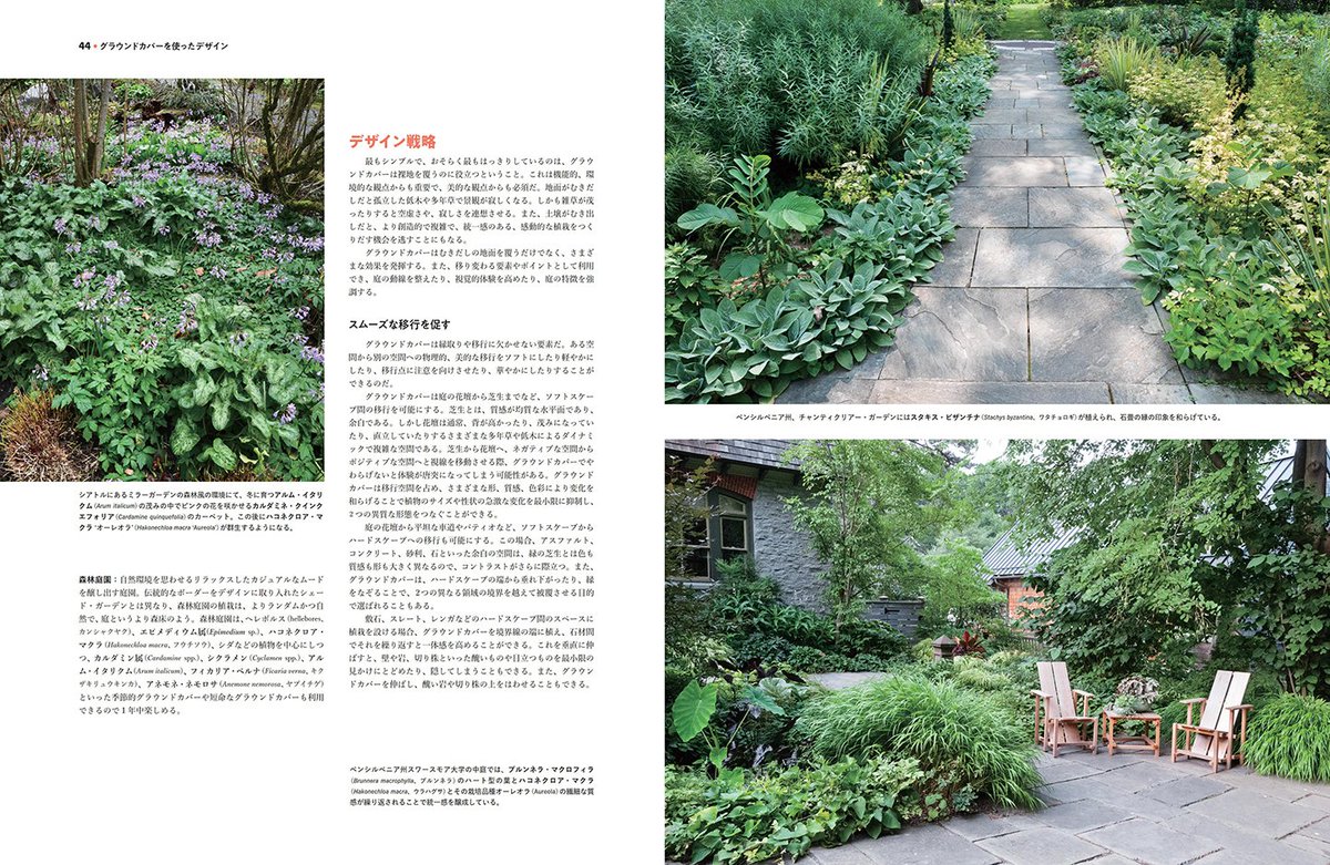 Gsha_design's tweet image. 🌿好評既刊🌿
#地被植物　の決定版❗

『#植栽 デザインのための4000種
グラウンドカバープランツ大全』

4000 種以上について、これ以上ない詳細さで解説した本書📚️

日本語版監修者の　#飯島健太郎 氏がこの本を利用する上での留意点や、日本での #グランドカバープランツ…