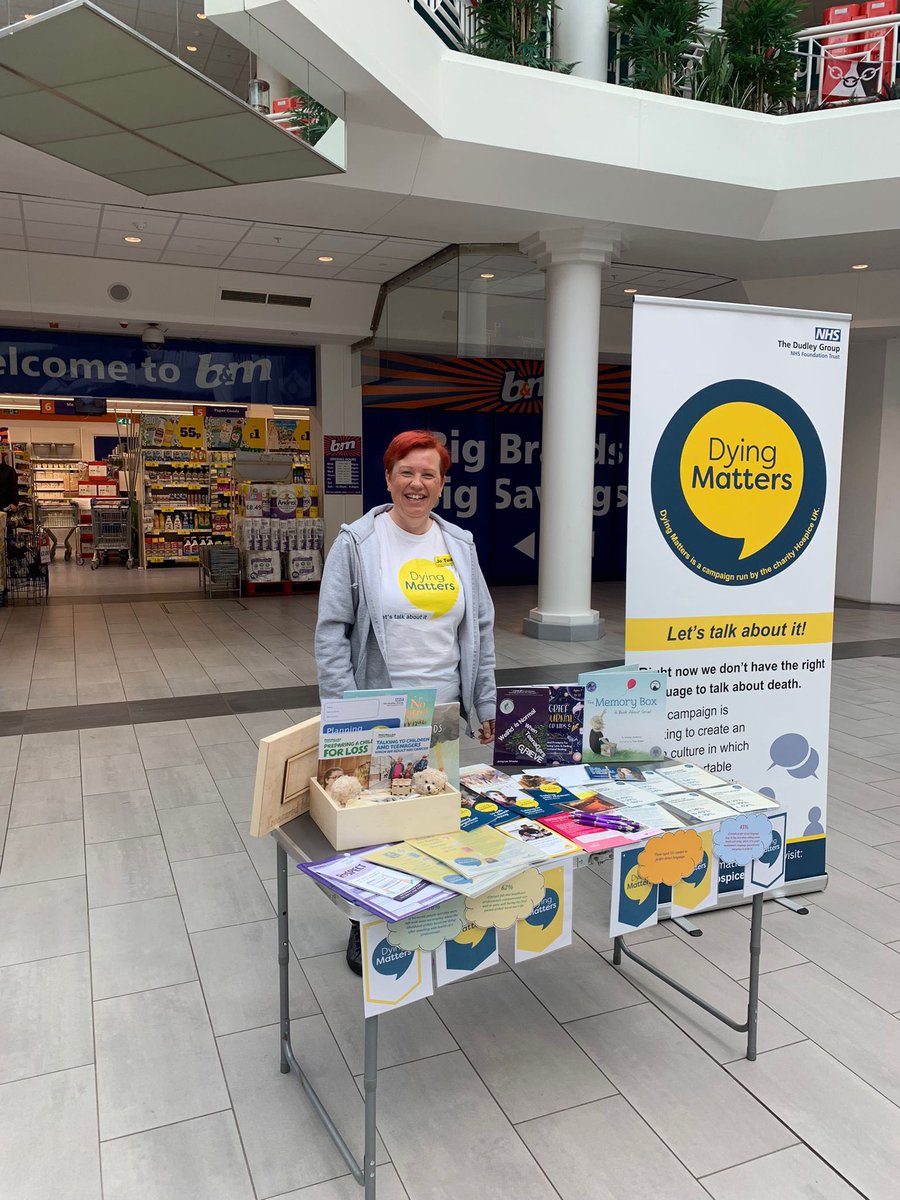 Dudley Specialist Palliative Care Team (@palliative_dgh) on Twitter photo Community Specialist palliative care team are at the cornbow centre Halesowen today and Friday 10-2 for dying matters week. Its focus is on How we talk about Dying Matters. <a href="/DyingMatters/">Dying Matters</a> come and say hi 👋 <a href="/KateHal38743788/">Kate Hall</a> <a href="/LucyJFordy2304/">Lucy Ford 💙🌈</a> <a href="/DudleyGroupNHS/">The Dudley Group</a> Community Specialist palliative care team are at the cornbow centre Halesowen today and Friday 10-2 for dying matters week. Its focus is on How we talk about Dying Matters. <a href="/DyingMatters/">Dying Matters</a> come and say hi 👋 <a href="/KateHal38743788/">Kate Hall</a> <a href="/LucyJFordy2304/">Lucy Ford 💙🌈</a> <a href="/DudleyGroupNHS/">The Dudley Group</a>