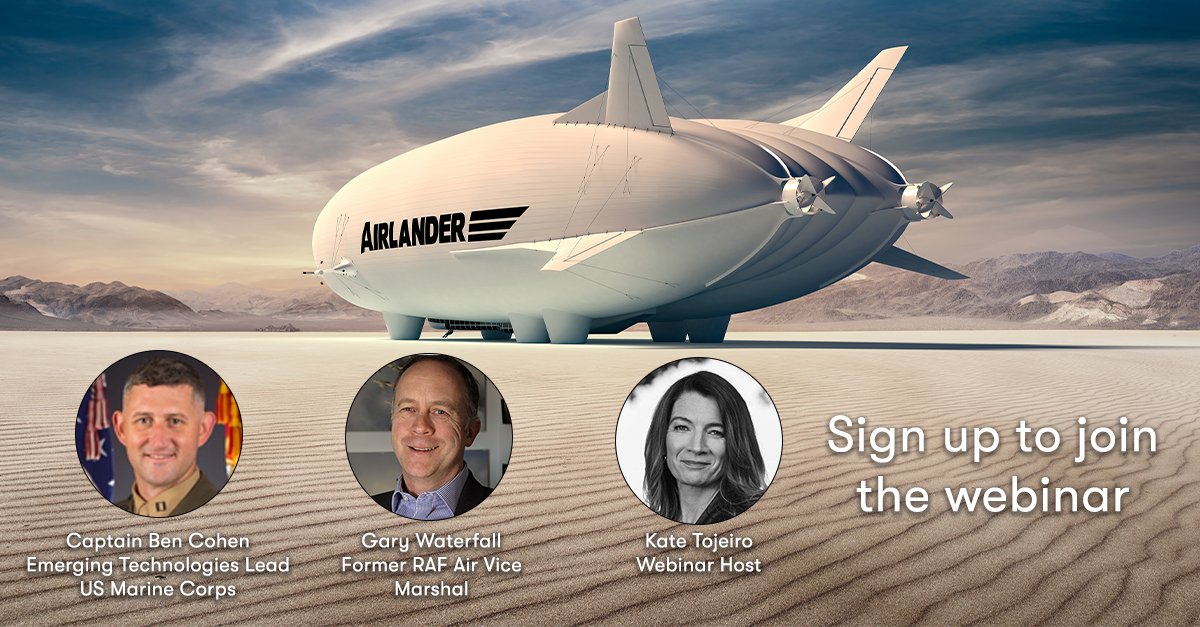 Sign up now: Ready to explore the role hybrid aircraft, like Airlander, could play in future maritime operations for the US Marine Corps? 🚀 Today is the day! Join our webinar at 14:00 BST to find out more and ask your questions. ⏰ Secure your spot: events.teams.microsoft.com/event/a9264d05…
