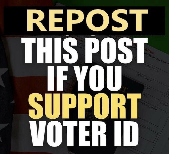 Do you support voter ID?