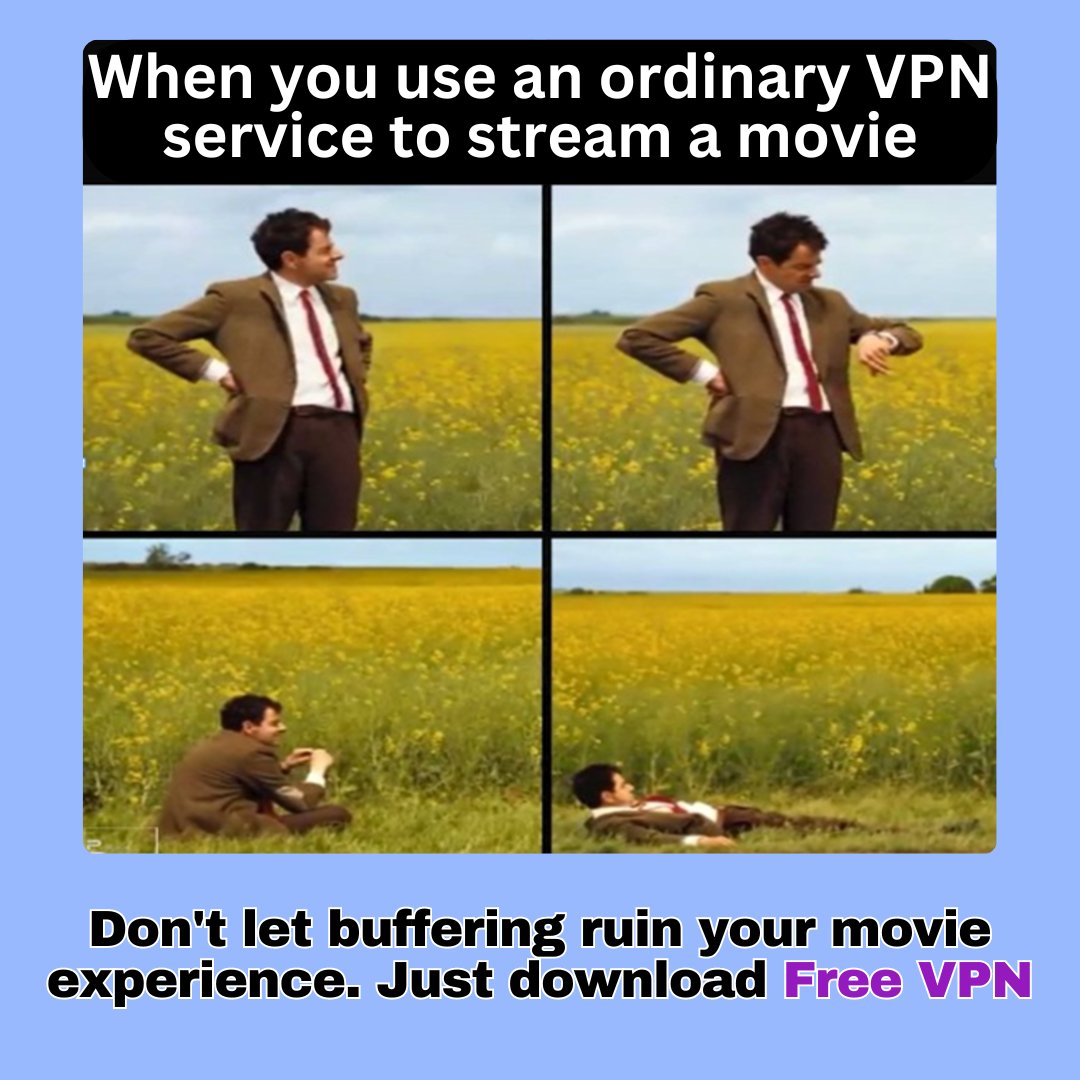 Use a free VPN for a secure journey!
Download Now!
Android: tinyurl.com/freevpn-twitte…
IOS/Mac: tinyurl.com/freevpn-twitte…
#VPN #Freevpn #SecureConnection #DataPrivacy
#OnlineSecurity #VirtualPrivateNetwork #InternetPrivacy #CyberSecurity #memes #trendingvideo #TrendingNow