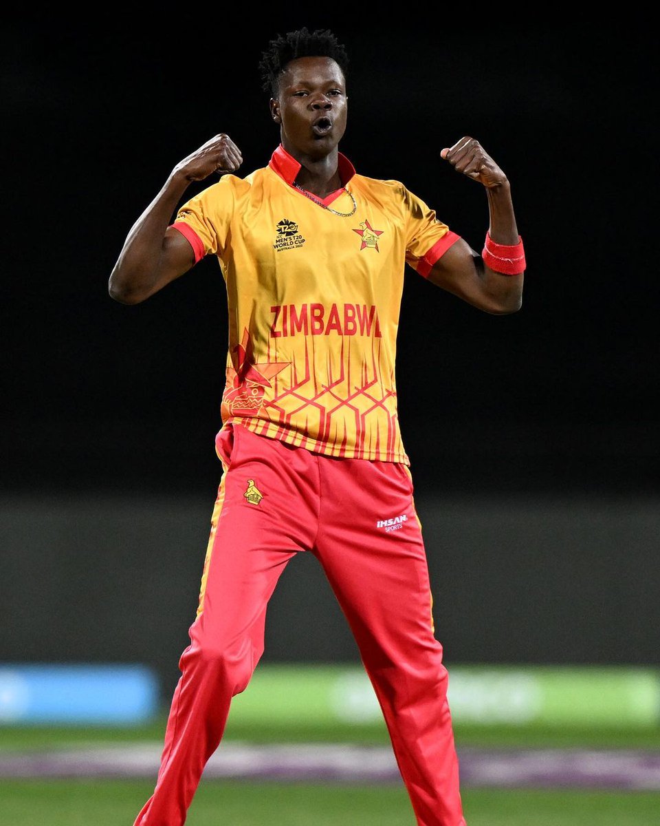 A brilliant bowling spell from Muzarabani 3 wickets , conceding 14 runs in 24 balls Bangladesh post 165 in their innings. Zimbabwe now needs 166 runs in 120 balls to win the game.