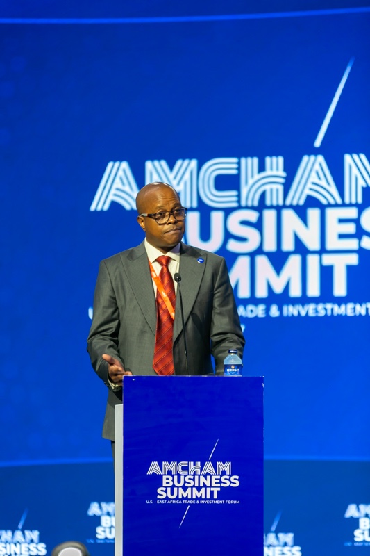 In his welcome statement, Peter Ngahu, Board President, AmCham & Regional Senior Partner, @PwC_KE, acknowledged that through collaborative efforts untapped potential can be unlocked fostering opportunities for mutual success. Watch here: bit.ly/4bn8MjE #AMCHAMSummit