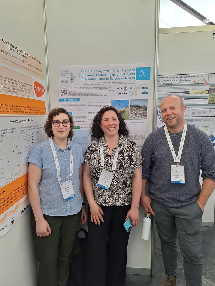 Team @INSPIRE_EUROPE - #VLIZ at #SETACSeville presenting the project goals on Detection-Collection-Prevention of #plasticpollution and looking forward for actions and solutions! @OurMissionOcean @VLIZnews @VITObelgium @LitRivus @WUR @HcmrInOcean
