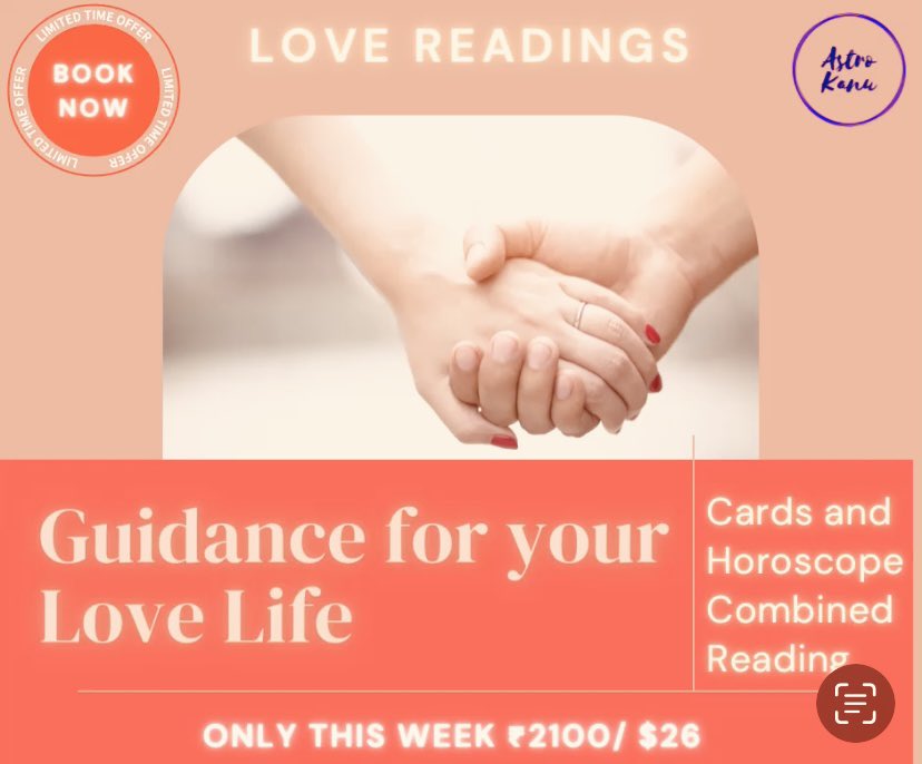 This is a month of new beginnings. Only this week ‼️Book Now 

#astrokanu #astrokanuapp #love #lovereading #tarot #astrology #astrokanudeck #offer #lovelife #relationships